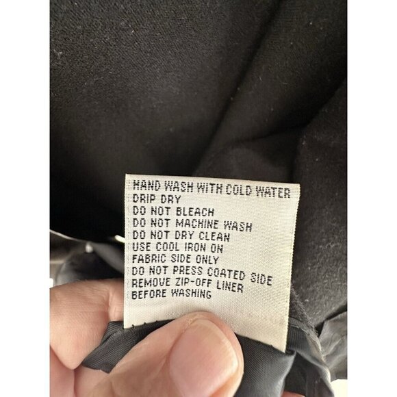 VTG Rain Shedder Women's Raincoat Long Trench‎ Coat 12 Removable Hood/Lining 90s - Picture 15 of 15